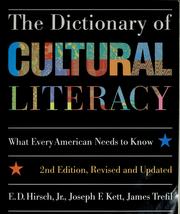 Cover of: The dictionary of cultural literacy