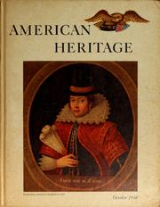 Cover of: American Heritage: October 1958, Volume IX, Number 6.