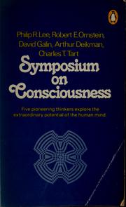 Cover of: Symposium on Consciousness by Symposium on Consciousness San Francisco 1974., Symposium on Consciousness San Francisco 1974