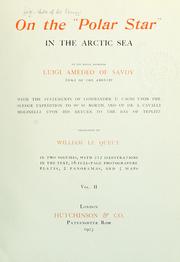 Cover of: On the "Polar Star" in the Arctic Sea