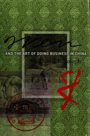 Cover of: Wen and The Art of Doing Business in China by Daniel R. Joseph