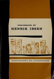 Cover of: Discussions of Henrik Ibsen