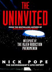 Cover of: The uninvited by Nick Pope