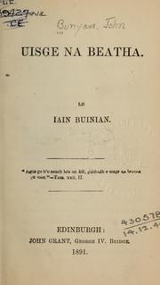 Cover of: Uisge na beatha, le Iain Buinian