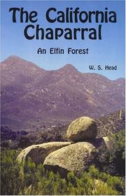 The California chaparral by Winfield Scott Head