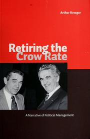 Cover of: Retiring the Crow rate by Arthur Kroeger