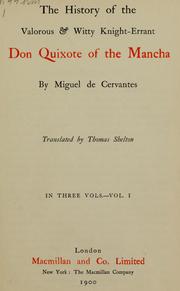 Cover of: The history of the valorous & witty knight-errant Don Quixote of the Mancha by Miguel de Unamuno