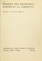 Cover of: Modern pen drawings by edited by Charles Holme.