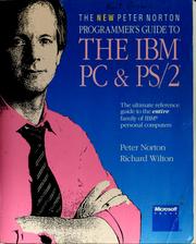 Cover of: The new Peter Norton programmer's guide to the IBM PC & PS/2