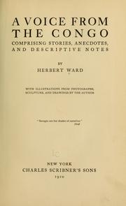 Cover of: A voice from the Congo by Ward, Herbert