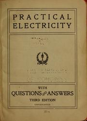 Cover of: Practical electricity by Cleveland armature works, [from old catalog]