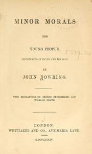 Cover of: Minor morals for young people