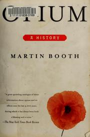 Cover of: Opium by Booth, Martin.
