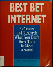 Cover of: Best bet Internet by Shirley Duglin Kennedy