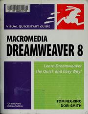 Cover of: Macromedia Dreamweaver 8 for Windows & Macintosh (Visual QuickStart Guide)
