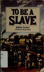 Cover of: To be a slave
