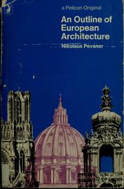 Cover of: An outline of European architecture