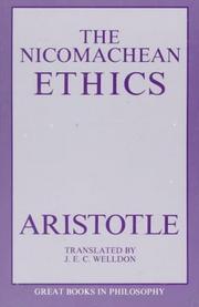 Cover of: The Nicomachean Ethics (Great Books in Philosophy) by Aristotle