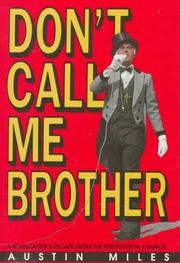 Cover of: Don't call me brother