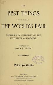 Cover of: The best things to be seen at the World's fair