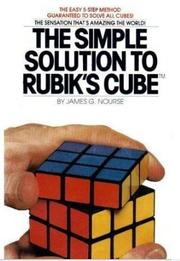 Cover of: Simple solution to rubik's cube / James G Nourse.
