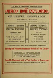 Cover of: The American home encyclopedia of useful knowledge by Marshall Everett
