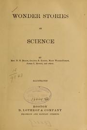 Cover of: Wonder stories of science