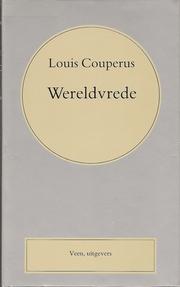 Cover of: Wereldvrede