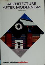 Cover of: Architecture after modernism