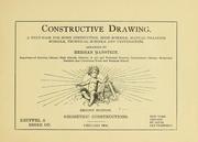 Cover of: Constructive drawing by Herman Hanstein
