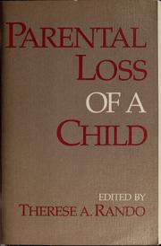 Cover of: Parental loss of a child