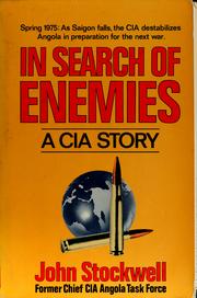 Cover of: In search of enemies: a CIA story