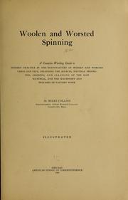 Woolen and worsted spinning by American School of Correspondence, Chicago., American School of Correspondence