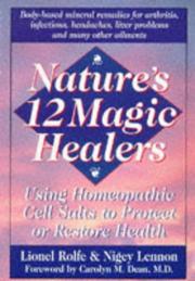 Cover of: Nature's 12 magic healers
