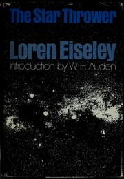 Cover of: The star thrower by Loren C. Eiseley