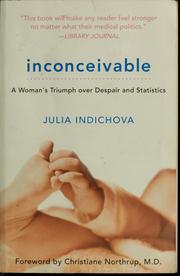 Cover of: Inconceivable by Julia Indichova