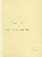 Cover of: Nests and eggs of birds of the United States