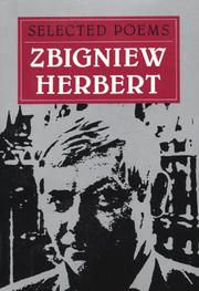 Cover of: Selected Poems | Zbigniew Herbert