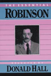 Cover of: The essential Robinson