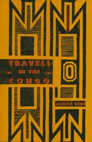 Voyage au Congo, carnets de route .. by André Gide, Palmira Feixas