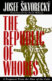 Cover of: The Republic of Whores: A Fragment from the Time of the Cults