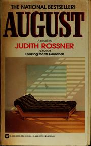 Cover of: August: a novel