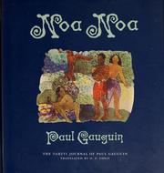 Cover of: Noa Noa: the Tahiti journal of Paul Gauguin