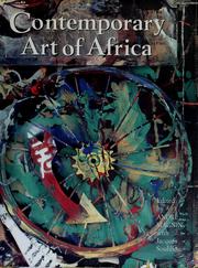 Cover of: Contemporary art of Africa