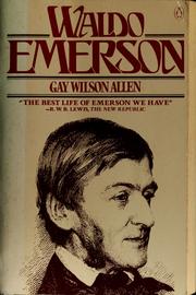 Cover of: Waldo Emerson