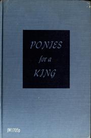 Cover of: Ponies for a king