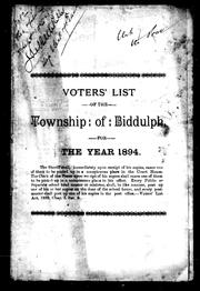 Cover of: Voters