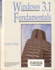 Cover of: Windows 3.1 fundamentals