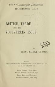 Cover of: British trade and the Zollverein Issue