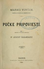 Cover of: Pučke pripoviesti by Marko Vovchok